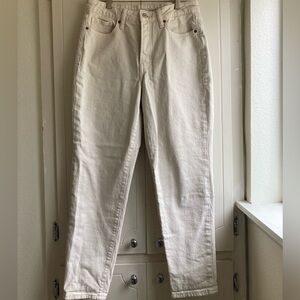 Old Navy Off-White High-Rise Jeans